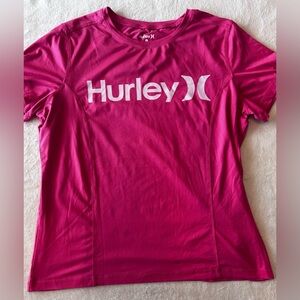 Hurley Women's Fuchsia Short Sleeve Tee